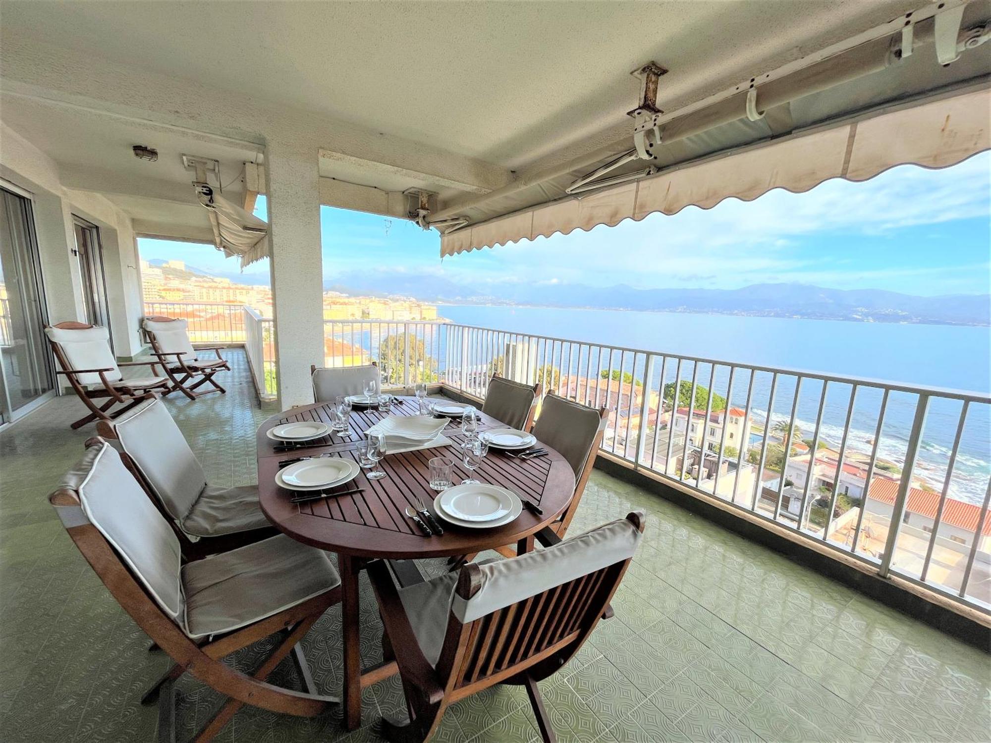 Appartement Vue Mer Carmino Ajaccio Ajaccio  Exterior foto